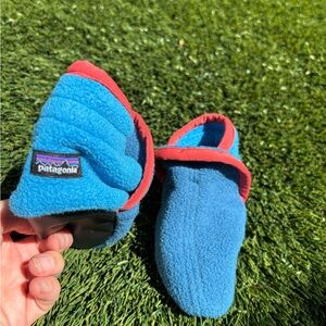 Patagonia Blue and Red Baby Walker Shoes